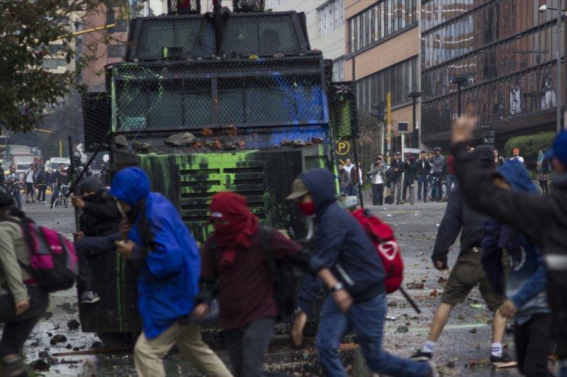 Kolombiya'da protesto