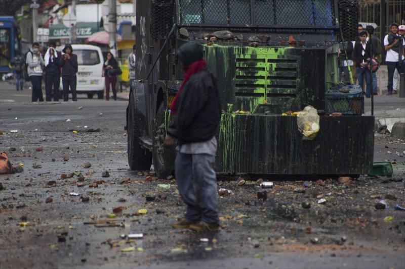 Kolombiya'da protesto