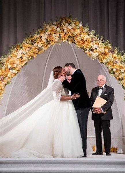 Ünlü tenisçi Serena Williams evlendi 