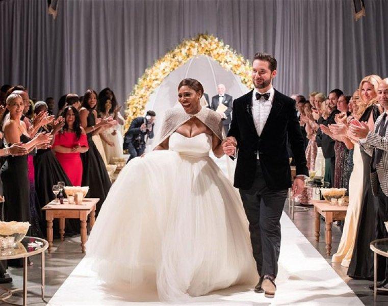 Ünlü tenisçi Serena Williams evlendi 