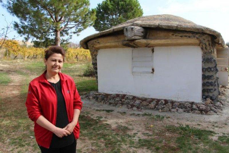 Kaplumbağa görünümlü ev ve yapılış nedeni şaşırttı