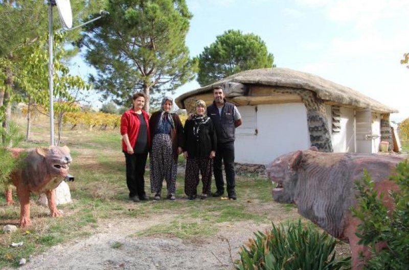 Kaplumbağa görünümlü ev ve yapılış nedeni şaşırttı