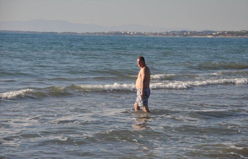 Antalya'da kasımda deniz keyfi