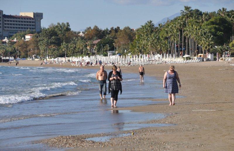 Antalya'da kasımda deniz keyfi