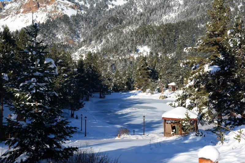 Zigana Dağı'nda hafta sonu yoğunluğu