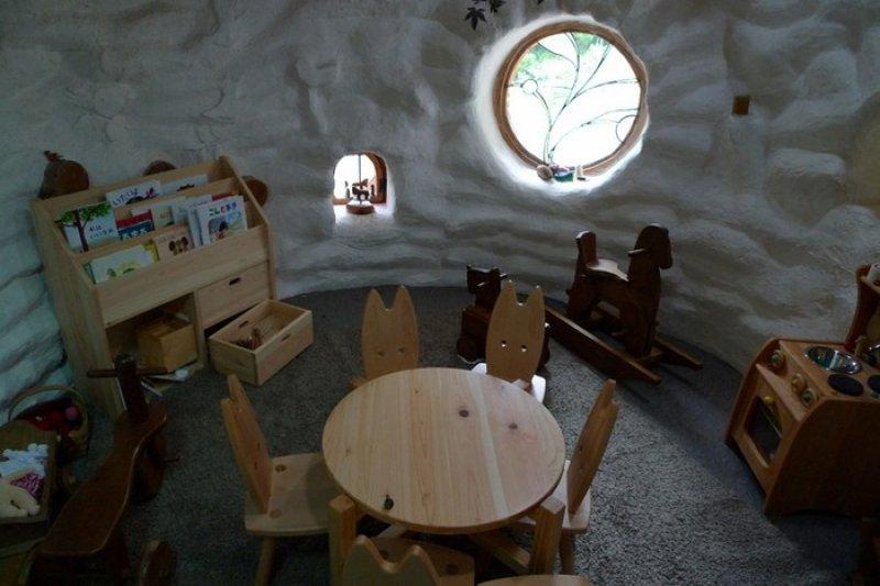 Doğa içinde yapılan oyun evi 