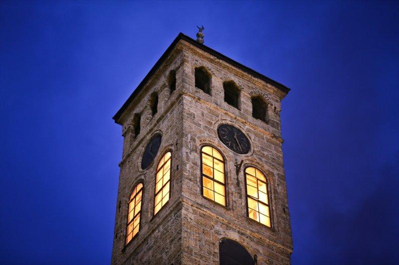 Saraybosna'daki Kadim Saat Kulesinin Yarım Asırlık Muvakkiti