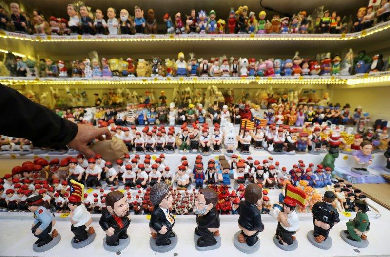 Katalonya'nın mizah dolu geleneği 'Caganer'