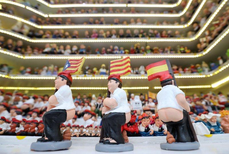Katalonya'nın mizah dolu geleneği 'Caganer'