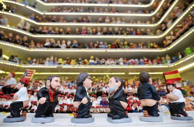 Katalonya'nın mizah dolu geleneği 'Caganer'