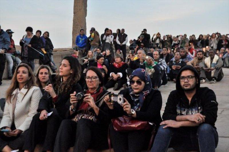 Karnak Tapınağı'na 'kış güneşi' vurdu