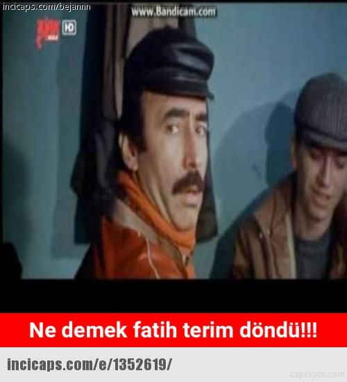 Fatih Terim'e yapılan capsler