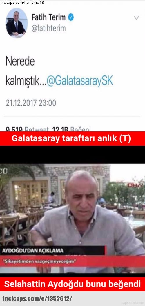 Fatih Terim'e yapılan capsler