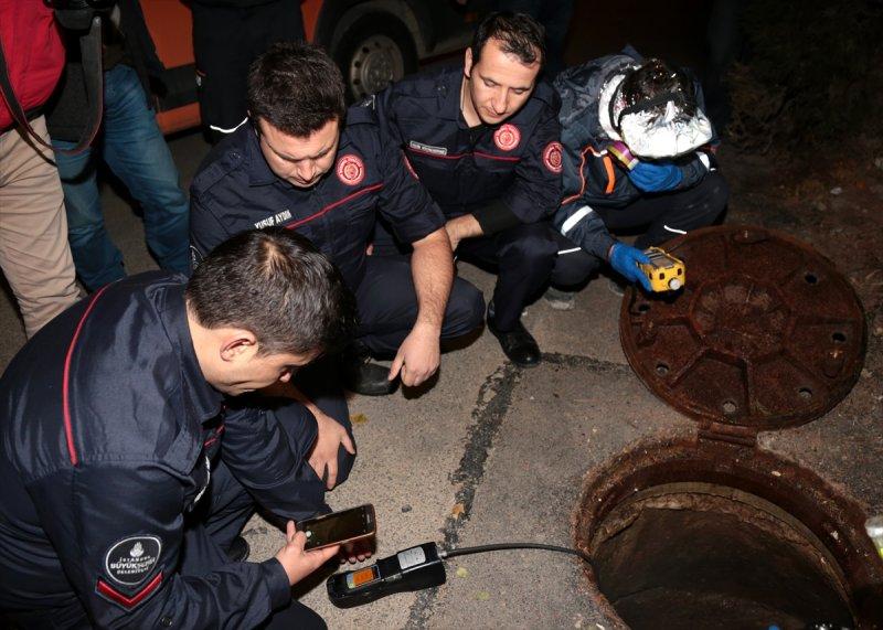 Tuzla'da kaçak kimyasal madde dökülen alan görüntülendi