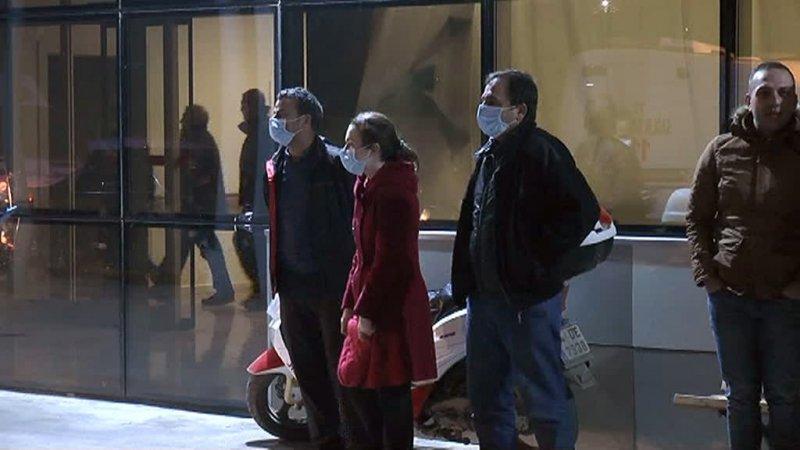 Tuzla'da kaçak kimyasal madde dökülen alan görüntülendi