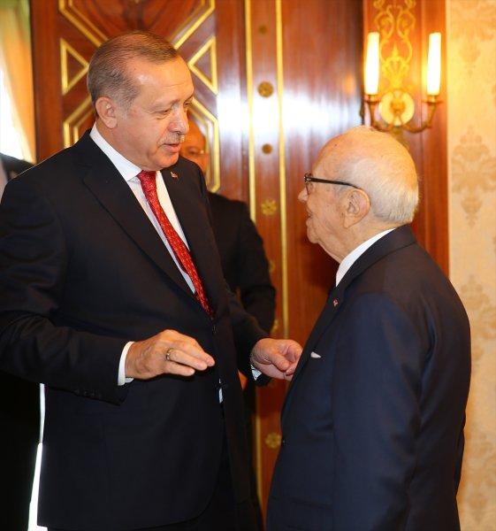 Cumhurbaşkanı Erdoğan'ın Tunus ziyareti