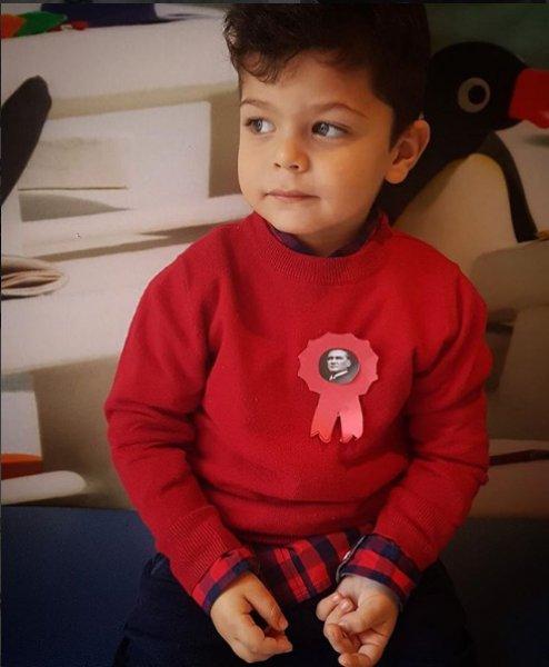 Pelin Karahan'ın oğlu Ali Demir 3 yaşında