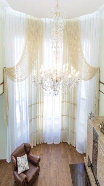 Eğimli pencereler için tasarlanmış perde modelleri 