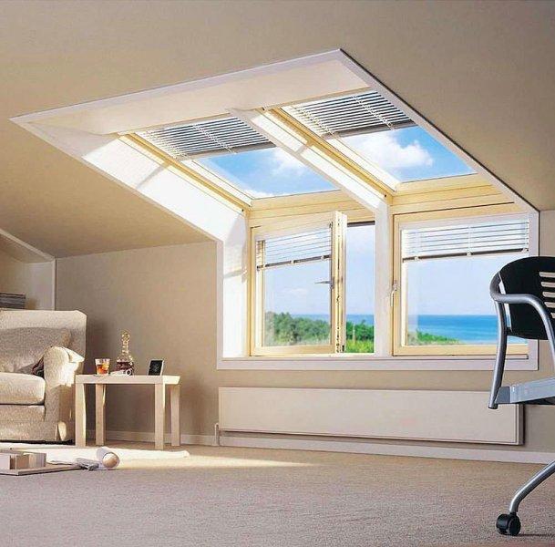 Eğimli pencereler için tasarlanmış perde modelleri 