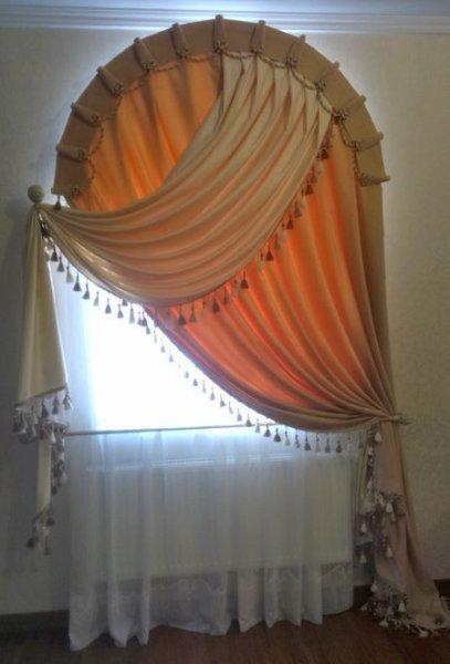 Eğimli pencereler için tasarlanmış perde modelleri 