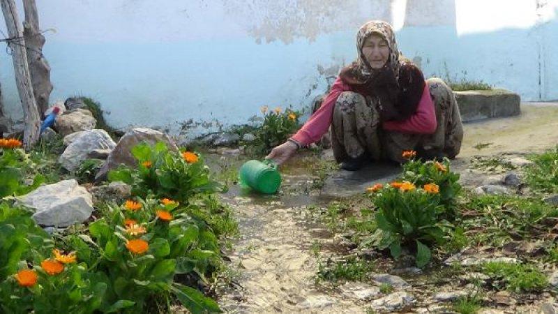 Çanakkale'deki köyün her tarafından yeraltı suyu çıkıyor