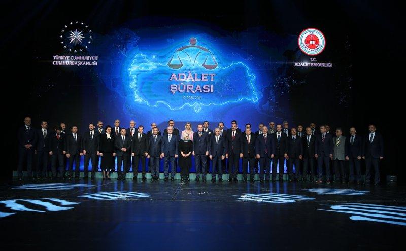 Cumhurbaşkanı Erdoğan Adalet Şurası'nda