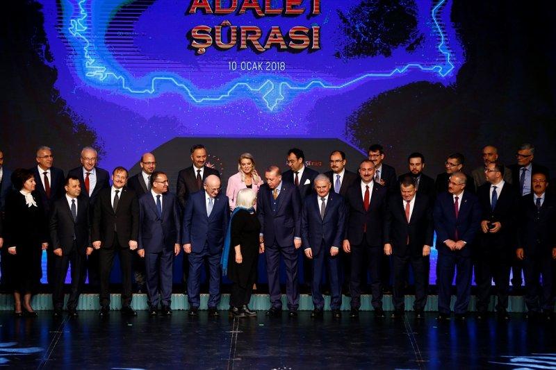 Cumhurbaşkanı Erdoğan Adalet Şurası'nda