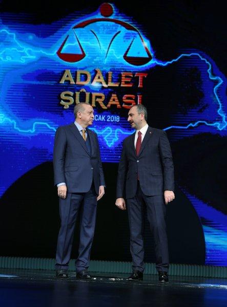 Cumhurbaşkanı Erdoğan Adalet Şurası'nda