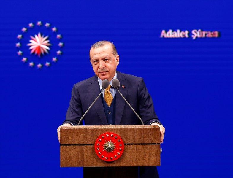 Cumhurbaşkanı Erdoğan Adalet Şurası'nda