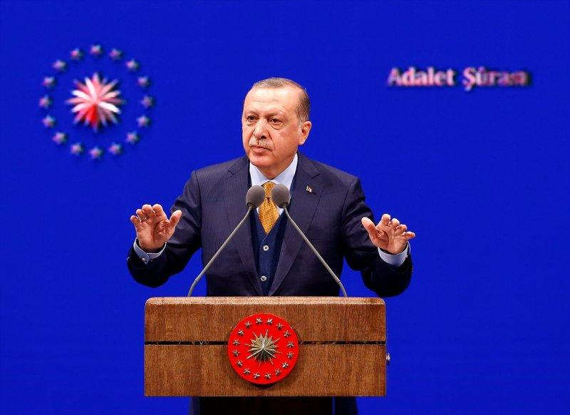 Cumhurbaşkanı Erdoğan Adalet Şurası'nda