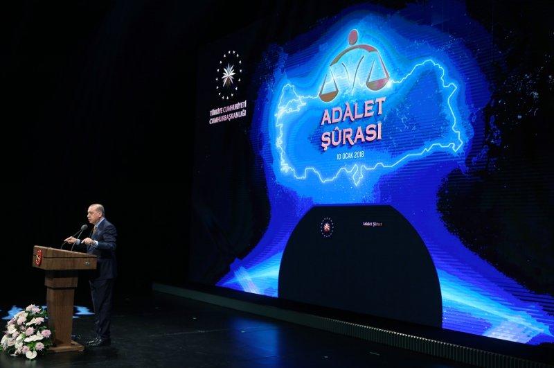 Cumhurbaşkanı Erdoğan Adalet Şurası'nda