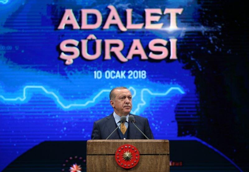 Cumhurbaşkanı Erdoğan Adalet Şurası'nda