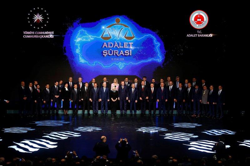 Cumhurbaşkanı Erdoğan Adalet Şurası'nda