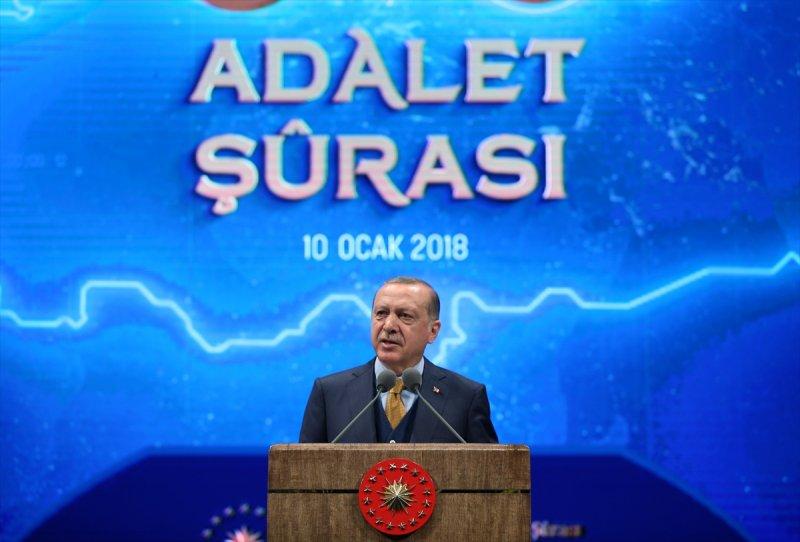 Cumhurbaşkanı Erdoğan Adalet Şurası'nda