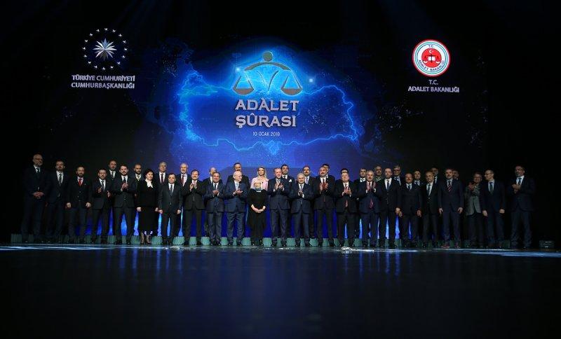 Cumhurbaşkanı Erdoğan Adalet Şurası'nda