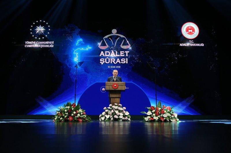 Cumhurbaşkanı Erdoğan Adalet Şurası'nda