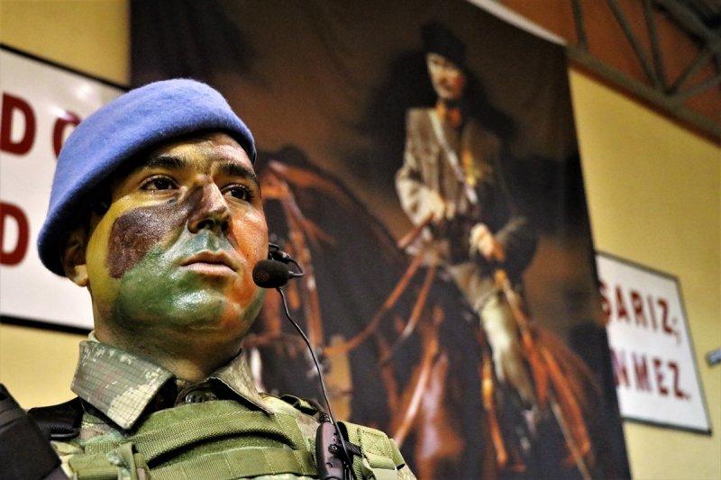 Eğridir'de 154 uzman erbaş daha mavi bere taktı 