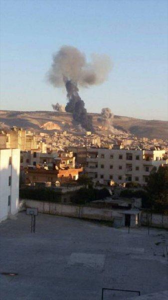 F-16'lar havadan ÖSO karadan Afrin'de