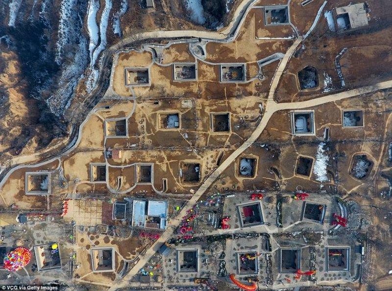 Çin'de 4 bin yıldır yer altında yaşayan topluluk