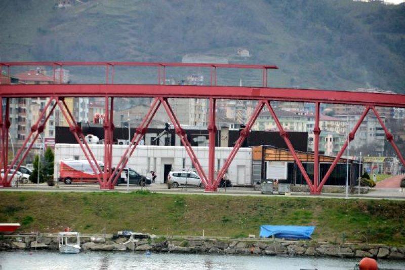 Trabzon'da inşa edilen 'Aşk Köprüsü' ilgi çekiyor