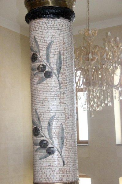 Kilis Valiliğinin tarihi sütunları zeytin dalı motifleriyle süslendi