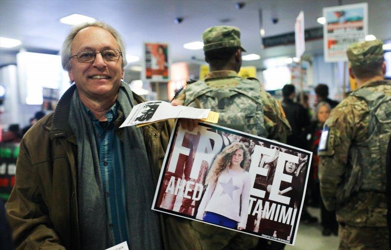  New York'ta Filistinli Temimi'ye destek gösterisi