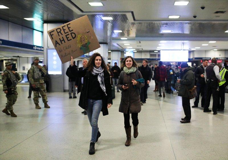 New York'ta Filistinli Temimi'ye destek gösterisi