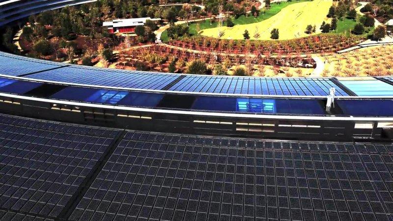 Apple Park havadan görüntülendi