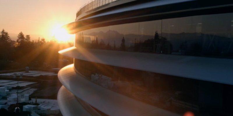 Apple Park havadan görüntülendi