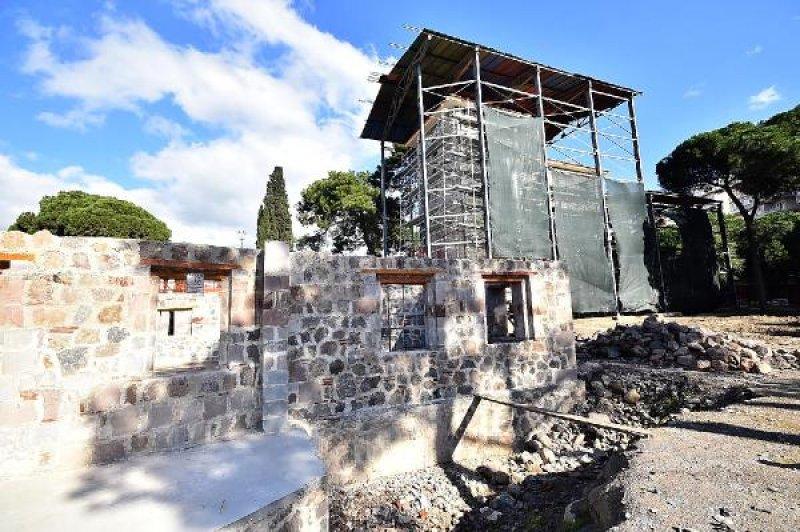 159 yıllık Paterson Köşkü'nün restorasyon çalışmaları hız kazandı