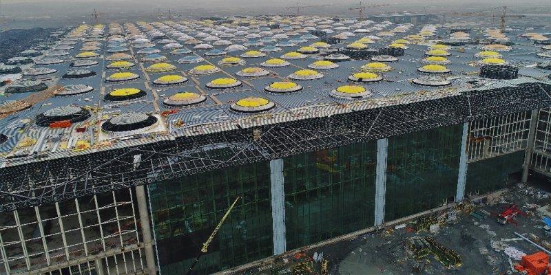 Üçüncü Havalimanı inşaatı havadan görüntülendi