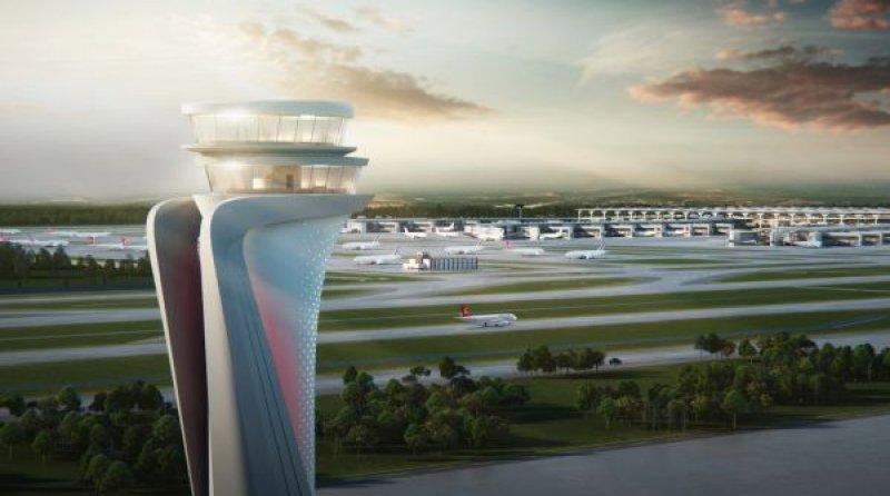 Üçüncü Havalimanı inşaatı havadan görüntülendi