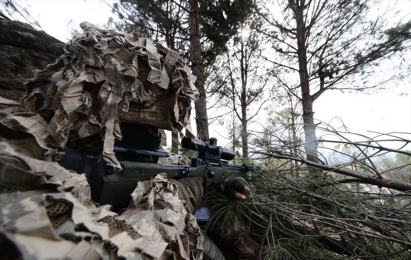 TSK'nin keskin nişancıları Afrin'de
