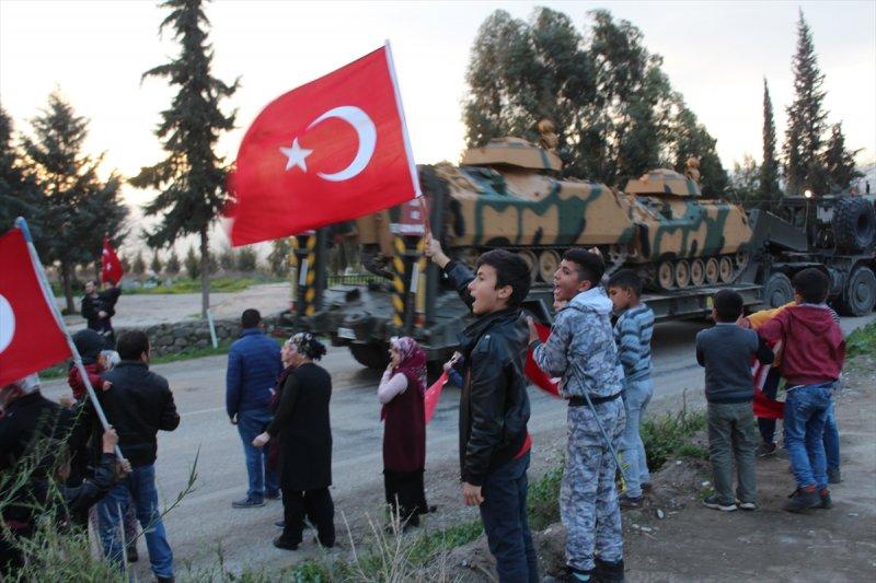 Askeri konvoy Hatay'a ulaştı